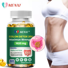 Detox Cleanse 60 Capsules – Gut & Colon Support, Natural Herbs for Intestinal