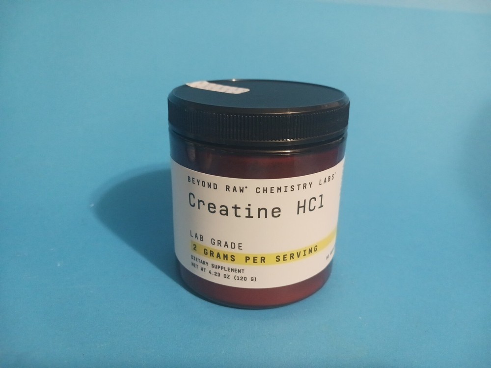 Beyond Raw Chemistry Labs Creatine HCl, 60 Servings, Improves Muscle Performance