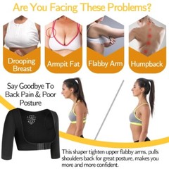 Womens Upper Arm Shaper Compression Sleeves Shapewear Crop Tops Arm Slimmer Vest