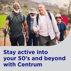 Centrum Silver Mens 50 plus Multivitamin with Vitamin B & D3, 65 Count