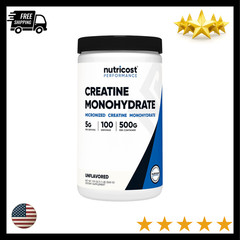Nutricost Pure Creatine Monohydrate 500 Gram Powder
