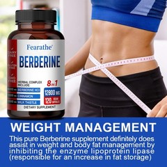 Berberine With Ceylon Cinnamon 6000mg Promote Overall Health Antioxidant 120 Ct