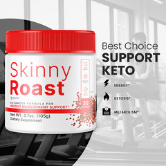 Skinny Roast Advanced Weight Management Powder Fitness Support Supplement 3 Pack