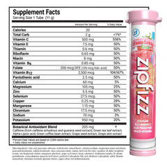 Zipfizz Multi-Vitamin Energy Hydration Drink Mix, 30 Tubes, STRAWBERRY KIWI