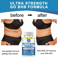 10/60PCS KETO BHB 20000mg PURE Ketone FAT BURNER Weight Loss Diet Pills Ketosis