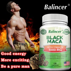 Black Maca Highest Potency Available 1000 mg Supports Desire and Stamina energy