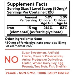 Children’s Tasteless Iron – Just One Ingredient