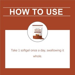 Ceylon Cinnamon Softgels, Cinnamon Ceylon Soft Gels 7200Mg Equivalent with Mct O