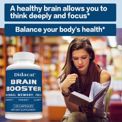 Nootropic Brain Booster Improve Brain Function Health Enhanced Clarity 120 Pills