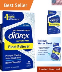 Water Pills Diuretic Bloat Relief Weight Loss Caffeine Free Max 48 Pack