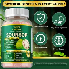 Soursop 120pcs – Antioxidant, Skin,Joint & Bone Health, Gut and Digestion Health