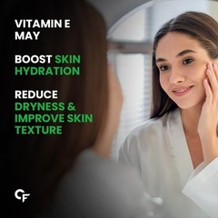 Carbamide Forte 400 mg Vitamin E Capsules for Face and Hair 120caps