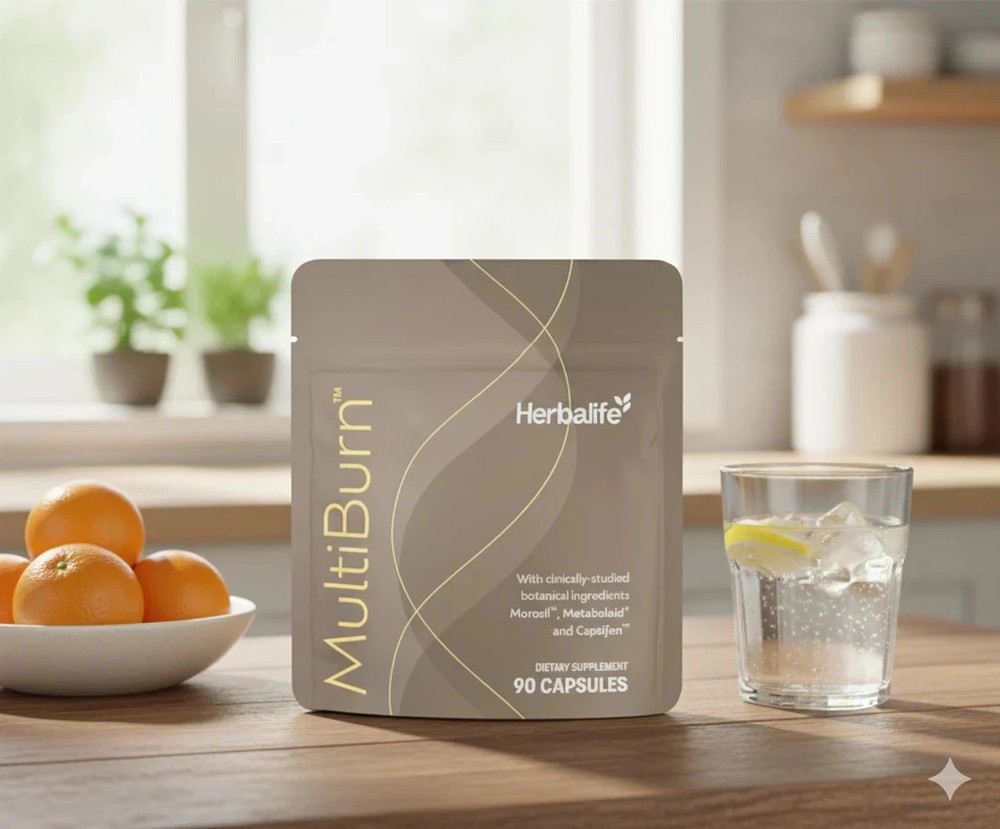 Herbalife MultiBurn™ – 90 Vegan Caps | Metabolism Energy Fat Loss – Exp. 5/2027