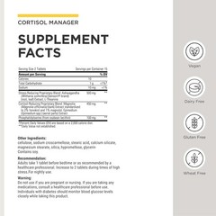 Integrative Therapeutics Cortisol Manager | Stress Stabilizer | 30 Tab | BB 3/27