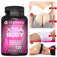 120pcs Xtra Body – Pueraria Mirifica – Butt Breast Enlargement, Estrogen Balance