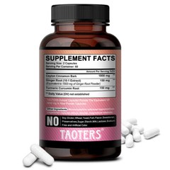 Organic Ceylon Cinnamon 3600mg High Potency Support Mood & Antioxidant 60/120ct