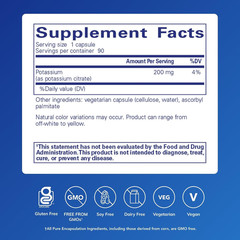 Pure Encapsulations Potassium (Citrate) – Essential Electrolyte Supplement to Su