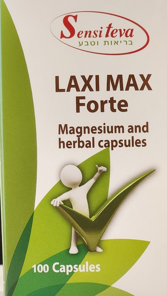 Laxi Max Forte – Laxative Constipation Relief. Stool Softener. Israel.