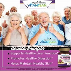 Cps of Cardo Mariano, Milk Thistle Silimariano, Detoxifies Regenerates organic o