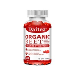 Organic Beetroot Softgels Supports Nutrient Absorption In The Body 30/60/120 Ct