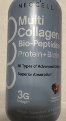 NEOCELL. MULTI. COLLAGEN BIO-PEPTIDES PROTEIN -BIOTIN Liquid New. Exp4/2028