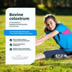 Bovine Colostrum Capsules Supplement 2000mg- 120 Capsules – Gut Health, Muscl…