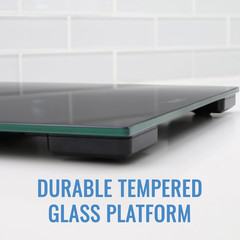DMI Digital Talking Bathroom Scale, Sleek Tempered Glass, Clinically Accurate Me