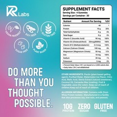 Kr Labs Zero Carb 100 Clear Whey Isolate Protein Total Protein Per Bag Based