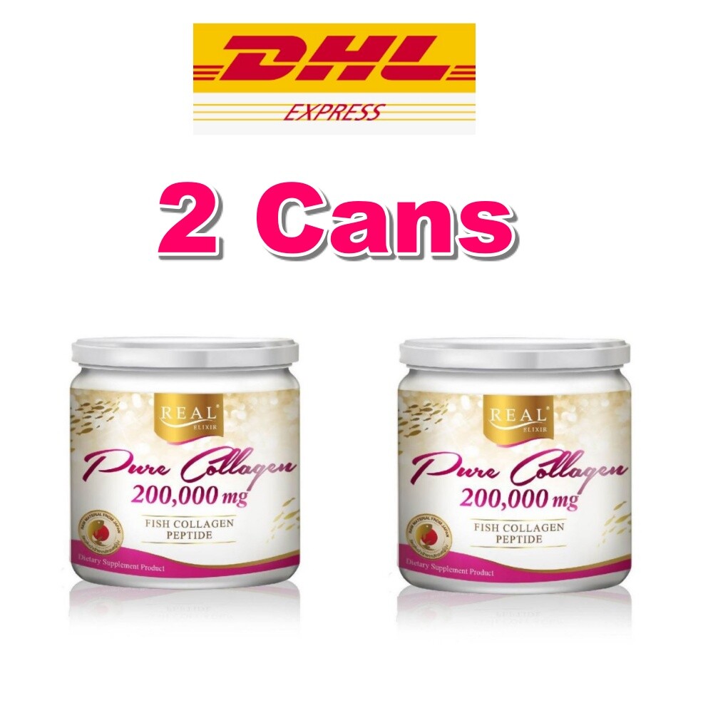 2 Cans Elixir Pure Real Collagen 200,000 mg Skin Care Clear Skin nourish