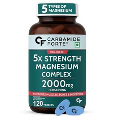 Carbamide Forte Magnesium 2000mg 120 Tabs – Glycinate & Citrate