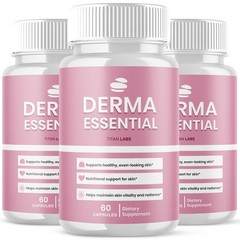 (3 Pack) Derma Essential Advanced Skin Health Support Supplement 180 Capsules