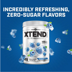 XTEND Original BCAA Powder, Blue Raspberry Ice, 30 Servings