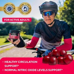 Beet Root Gummies – Beetroot Gummies with CoQ10, Grape Seed, Vitamin C, B12 &…