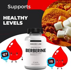 Research Labs Berberine High Absorption 1500mg 90 capsules exp: 08/2027