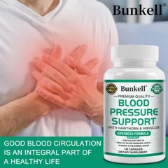 Blood Pressure Support Formula Healthy Blood Pressure Levels 30/60/120Caps