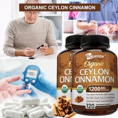 Organic Ceylon Cinnamon 1200 dosage – Joints, Antioxidants, Metabolic Support