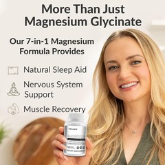 7-In-1 Magnesium Complex,Enhances Nutrient Absorption,Energy Creation 120 Caps