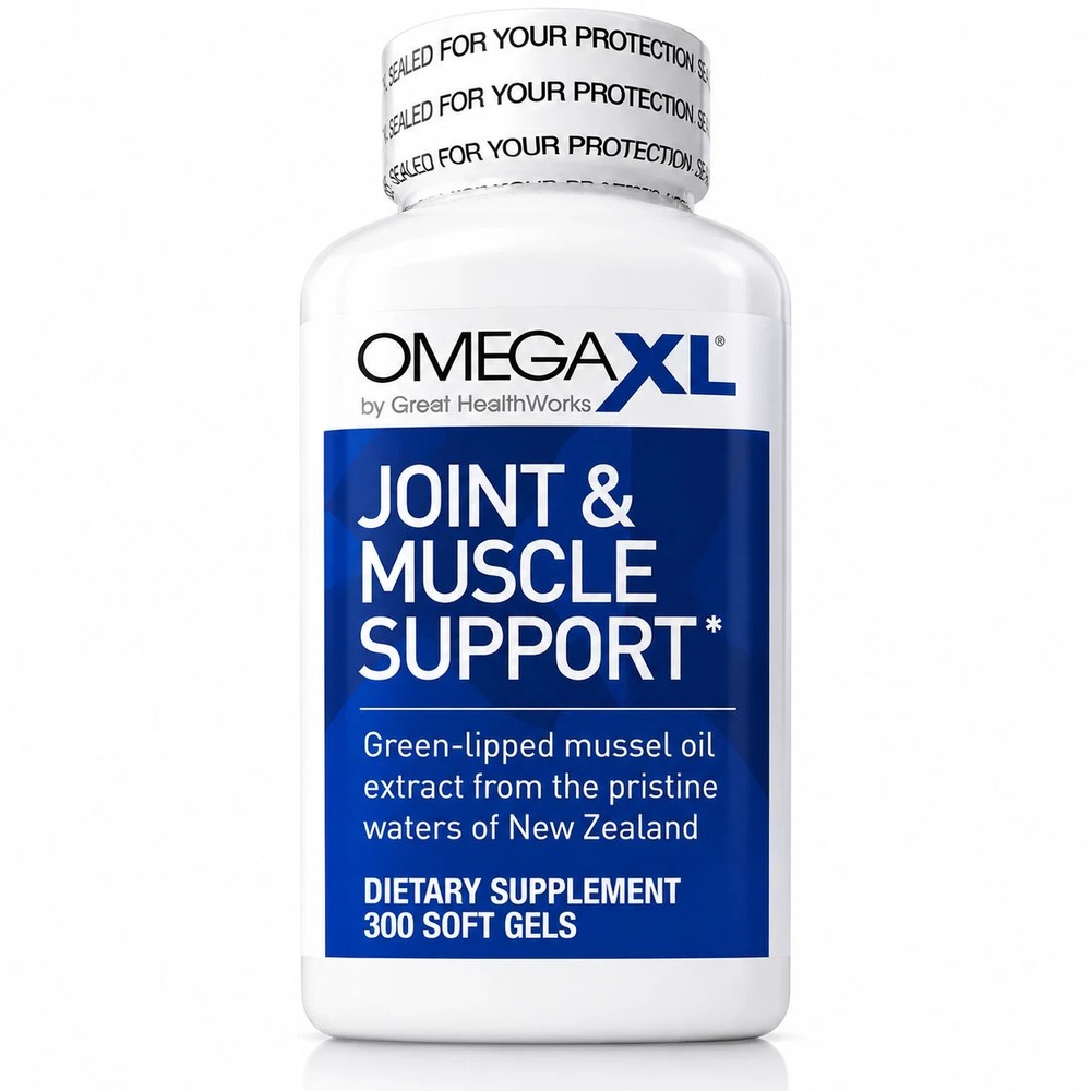 OmegaXL Joint & Muscle Support 300 Softgels Pain Relief Fast USA Seller