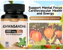 14x Ashwagandha 1400mg Root Extract Capsules, Mood Emotional Support Relaxation
