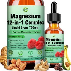 Complex Liquid Drops 700mg, High Absorption Magnesium Glycinate Citrate Malate T
