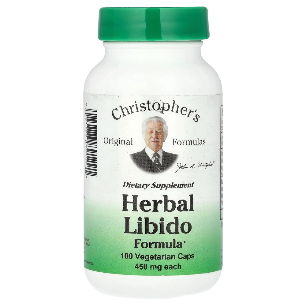 2 X Christopher’s Original Formulas, Herbal Libido Formula, 100 Vegetarian Caps