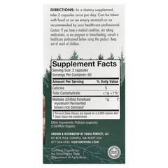 2 X Host Defense, Mushrooms�, Maitake, 120 Capsules (0.5 g per Capsule)