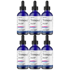 Trimova Drops Supplement, Formula for Weight Management-2floz | 60ml, 6 Bottles