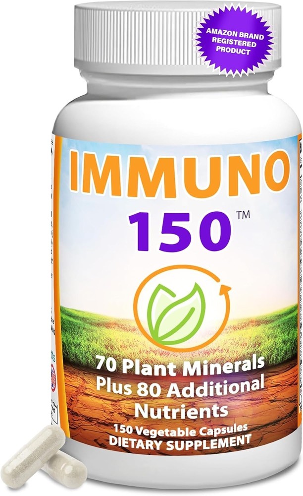 Immuno 150, Immune Support Supplement, Packed with 70 Plant Minerals,