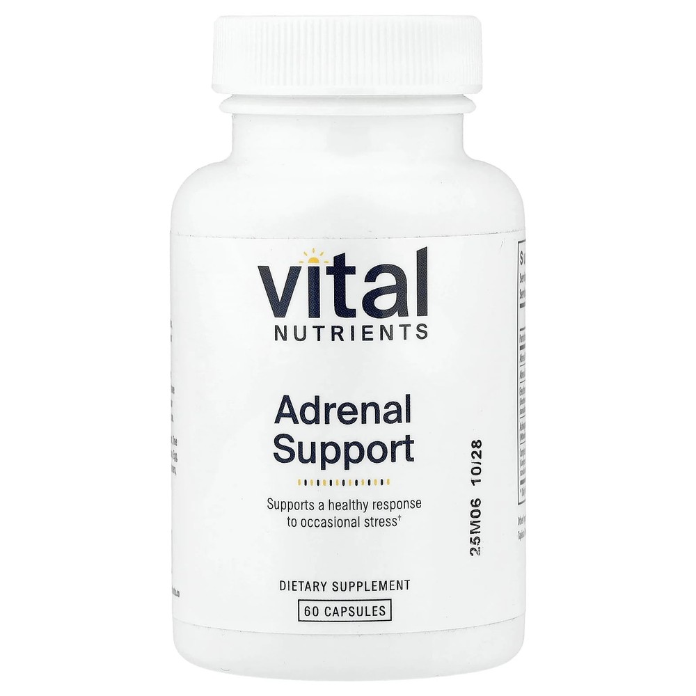 2 X Vital Nutrients, Adrenal Support, 60 Capsules