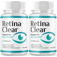 improved (2 Pack) Eye Clear caps, RetinaClear Retina Health Support (120 caps)