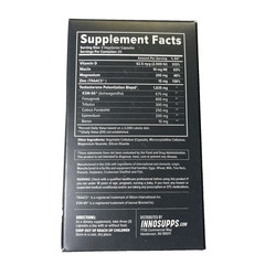 InnoSupps T-Drive Support Amplify Muscle Growth Libido 90 Caps