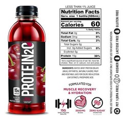 15g Whey Protein Isolate Infused Water Ready to Drink Gluten-Free Variety Pa…