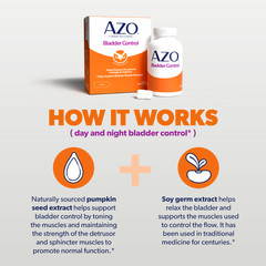 AZO Bladder Control with Go-Less Capsules for Leakage and Urgency 54 Count