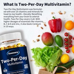 Two-Per-Day- Essential Vitamins, Minerals& Nutrients, Immune Health, Bone Health